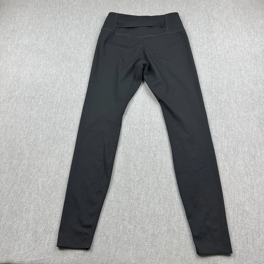 Nike Leggings Women Small Black Dri-FIT One Luxe Buckle Mid-Rise Skinny Gym Yoga
